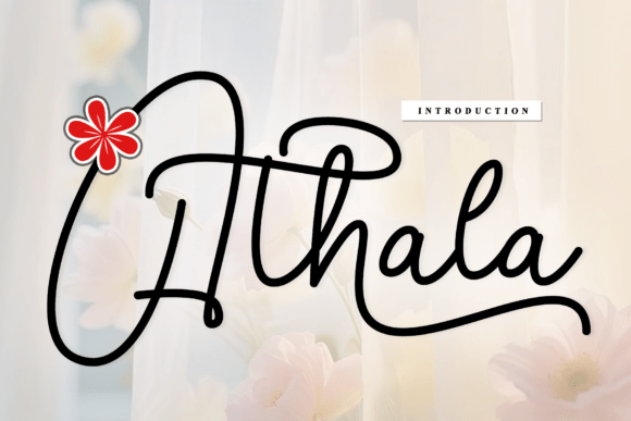 Athala: The Sweeping Script Font with a Story to Tell
