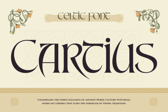 Cartius: The Font That Channels Ancient Norse Elegance