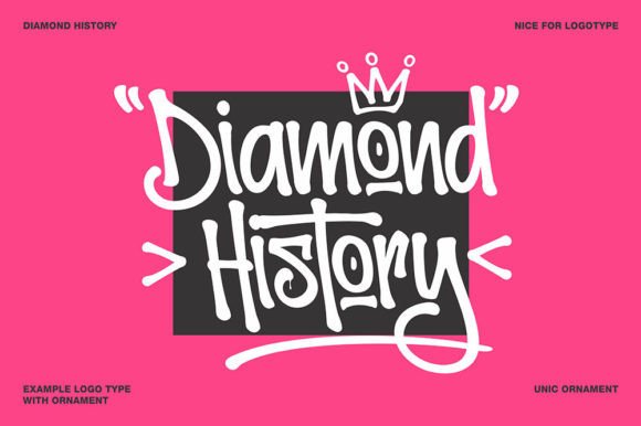 Diamond History: The Graffiti-Style Font with Urban Edge