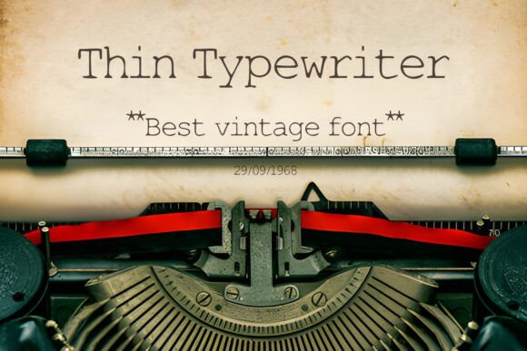 Give Your Projects a Story with Thin Typewriter