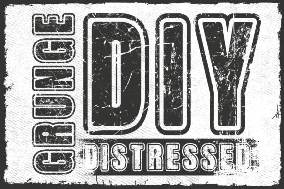 Grunge DIY Distressed: The Font That Gives Your Brand Instant Attitude