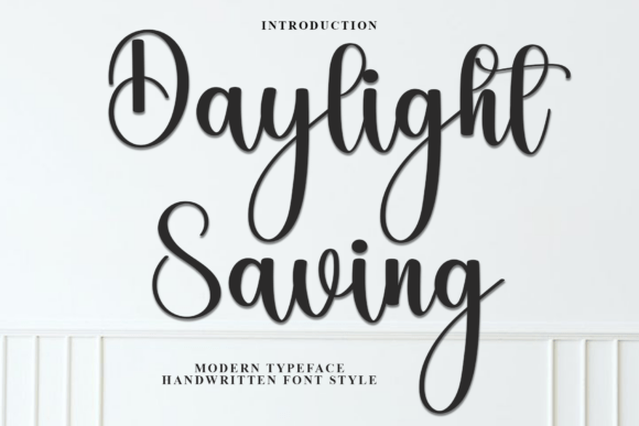Infuse Your Designs with Festive Charm: The Daylight Saving Typeface