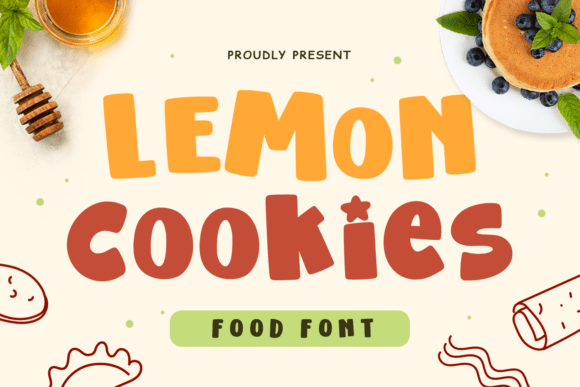Lemon Cookies: A Sweet Typeface for Happy Designs