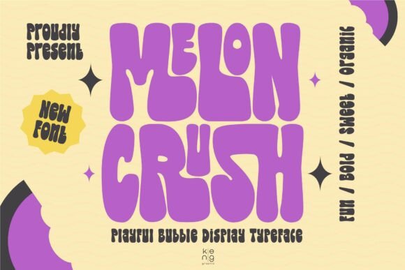 Melon Crush: A Font That Tastes Like Summer