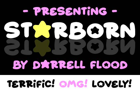 Starborn: A Playful Font for Whimsical Branding