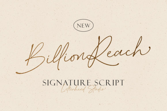 The Billion Reach Font: Where Romance Meets Modern Design