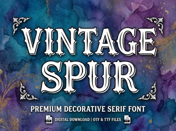 Vintage Spur: A Typeface with Old-School Charisma