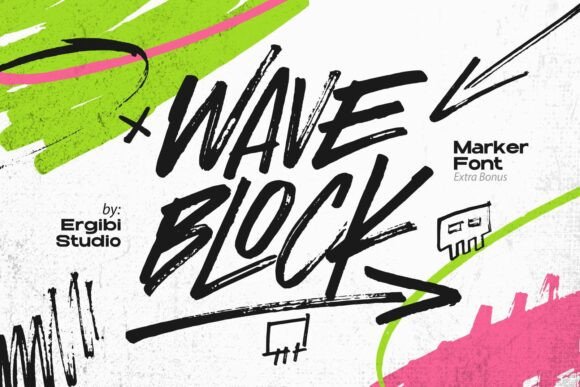 Wave Block: Capturing Urban Energy in Your Typography