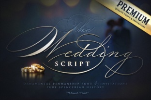 Wedding Script: An Ornamented Font for Elegant Designs